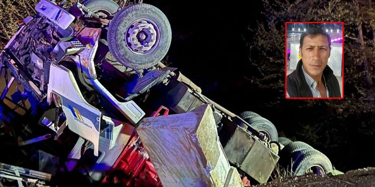 Konya plakalı kamyon kaza yaptı! Veli Bucak hayatını kaybetti