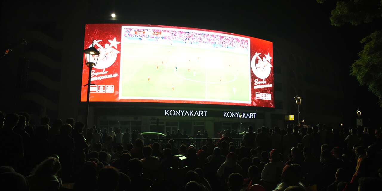 Konya’da milli heyecan dev ekranda yaşanacak