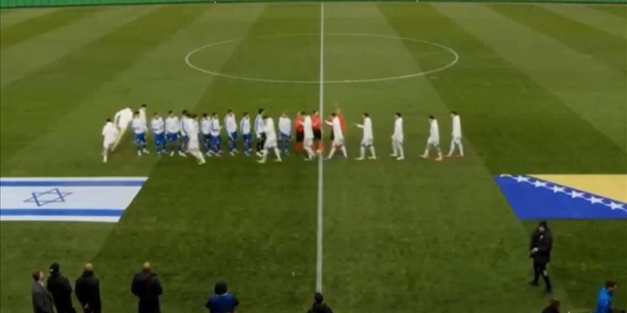 Bosna Hersekli futbolcular İsrailli rakiplerini protesto etti