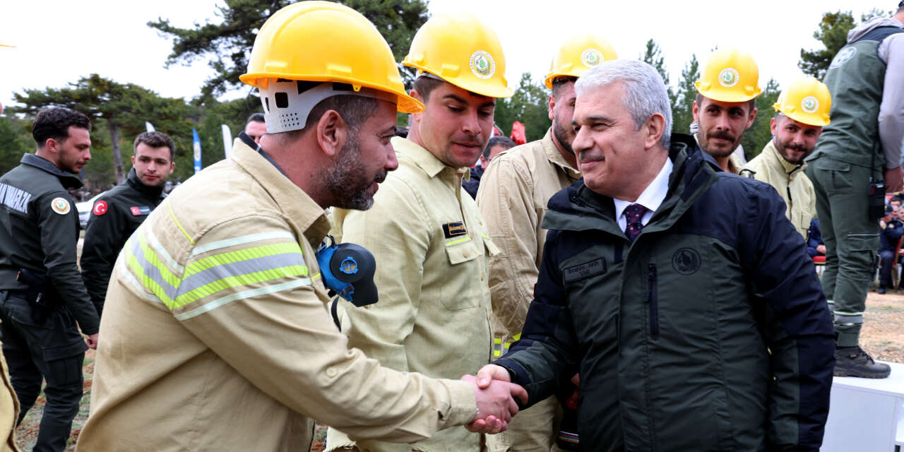 Konya’da ormancılık yarışmalarında kıyasıya rekabet