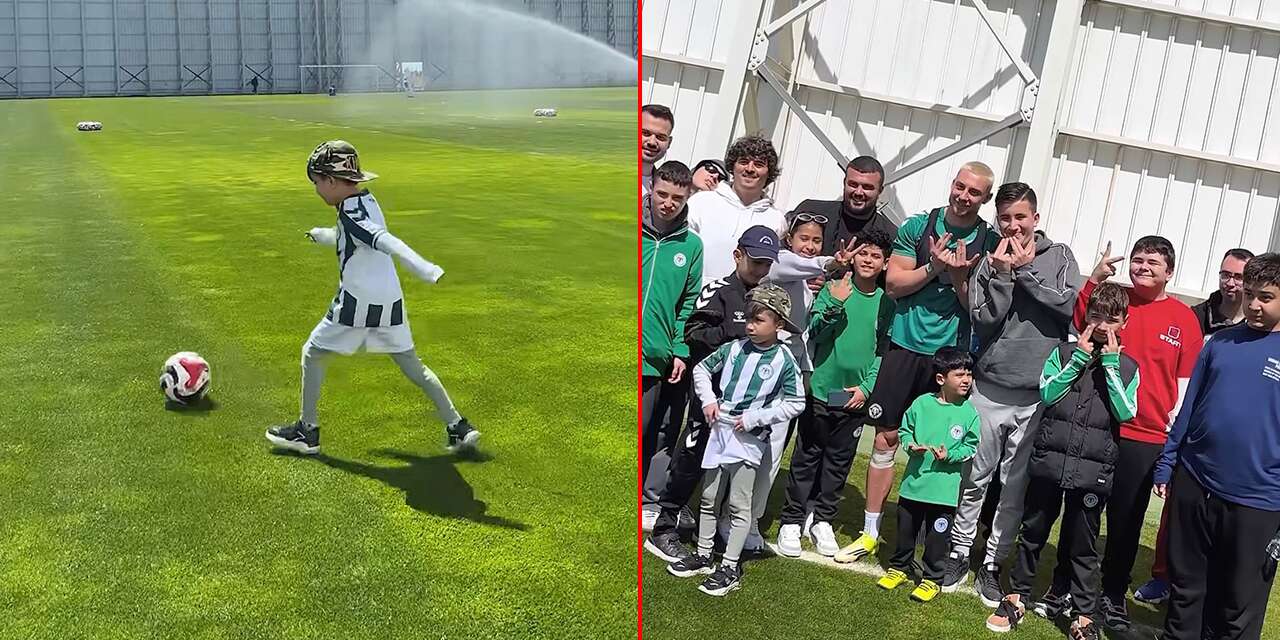 Konyaspor bugün çok özel misafirleri ağırladı