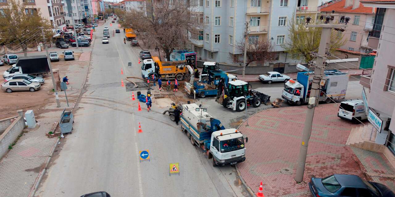 Konya Büyükşehir Belediyesi su tasarrufu için aralıksız çalışıyor