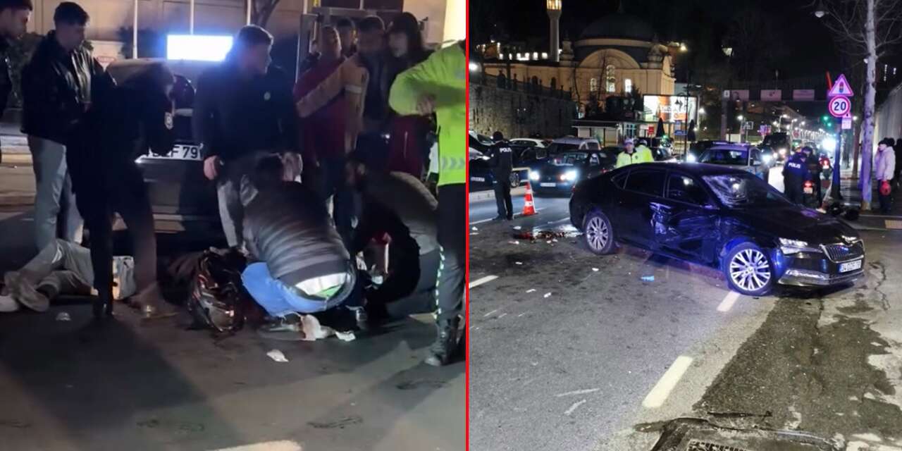 Otomobile çarpan motosikletteki iki genç hayatını kaybetti