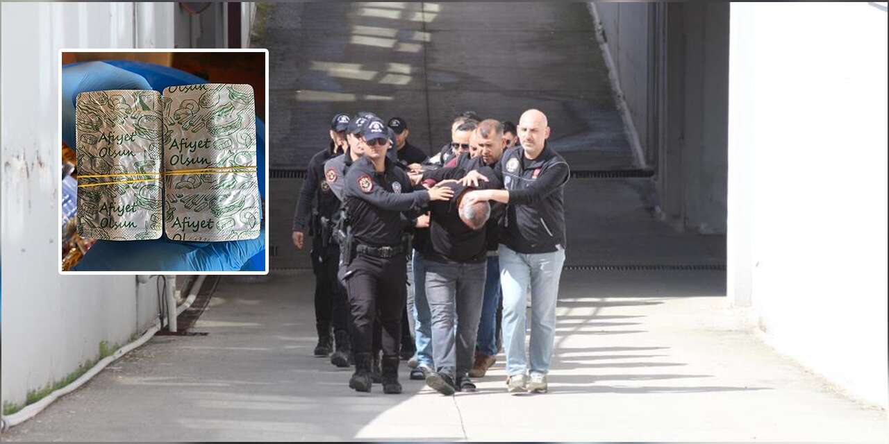 Zehir tacirlerine baskın! Uyuşturucuya “afiyet olsun” yazmışlar