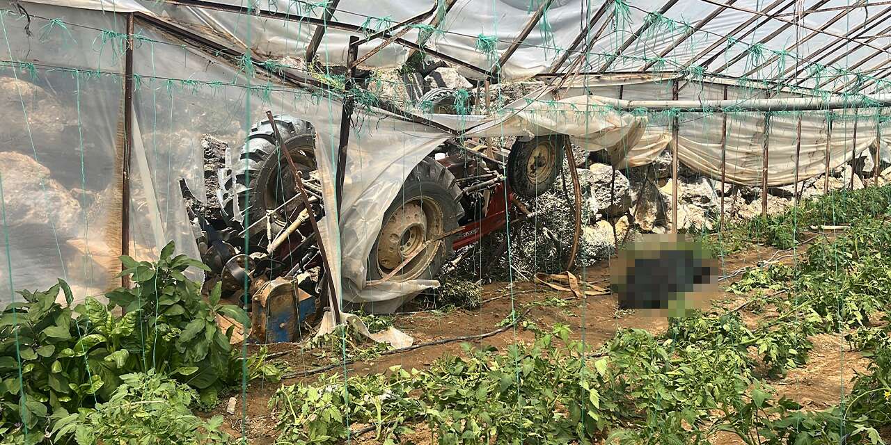 Devrilen traktörün altında kalan genç hayatını kaybetti