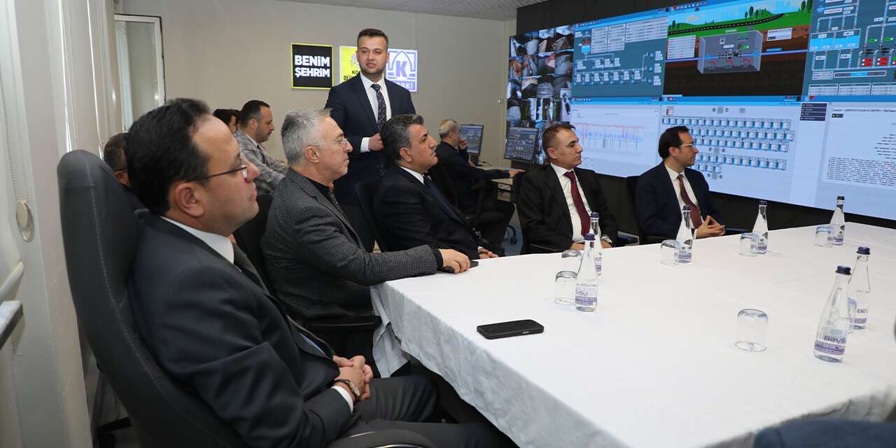 KOSKİ’nin SCADA Merkezi, Bakan Yardımcısı Gizligider’den tam not aldı