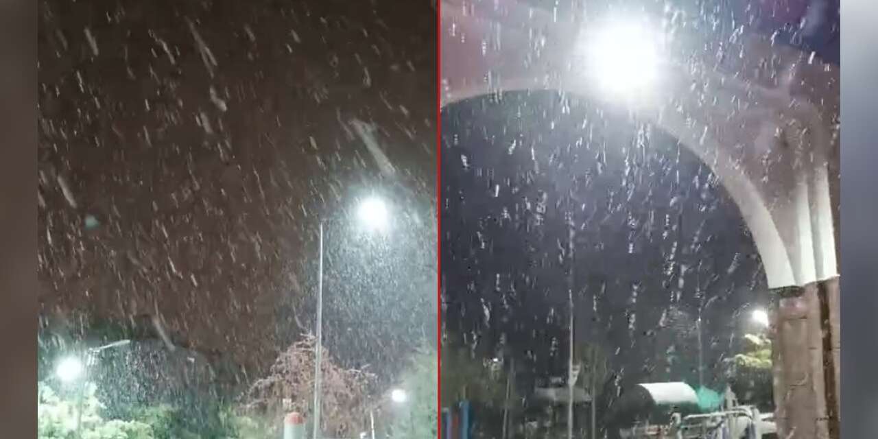 Konya’da bazı bölgeler beyaza büründü