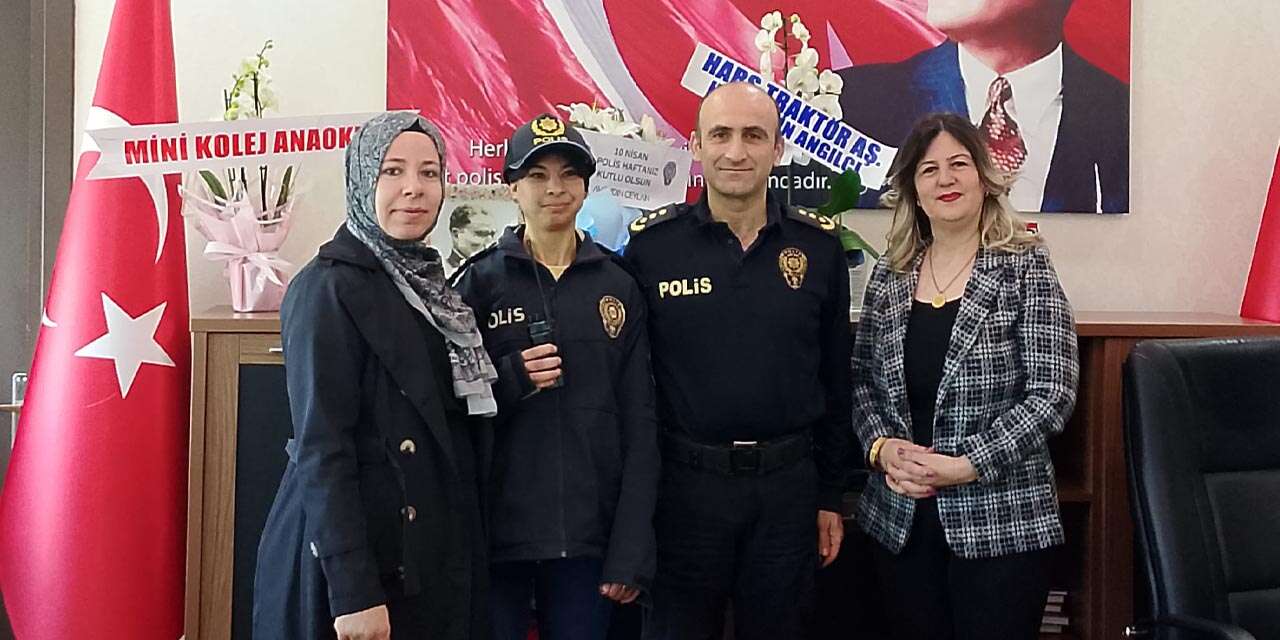 Konya’nın en özel polisi hayalindeki üniformayla görev başında