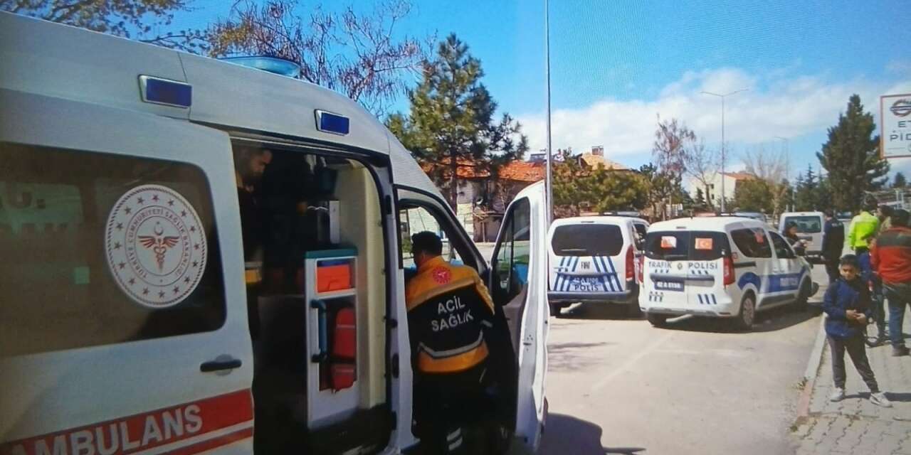 Konya’da otomobil 8 yaşındaki çocuğa çarptı