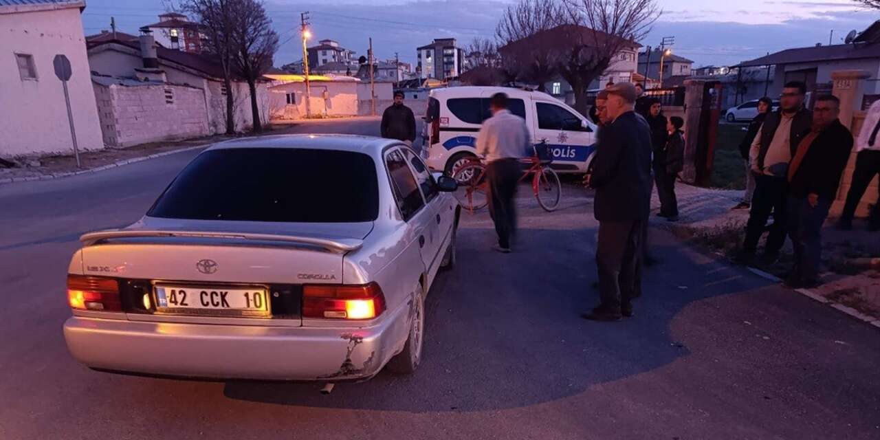 Konya’da otomobil ile motosiklet çarpıştı! Gerçek polis kontrolünde ortaya çıktı
