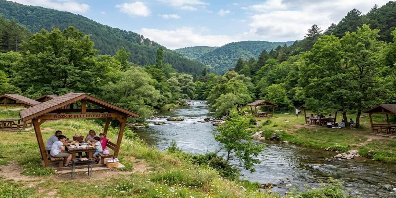 Konya’nın ünlü Aygırdibi Şelalesi coştu, parkta yenileme başladı