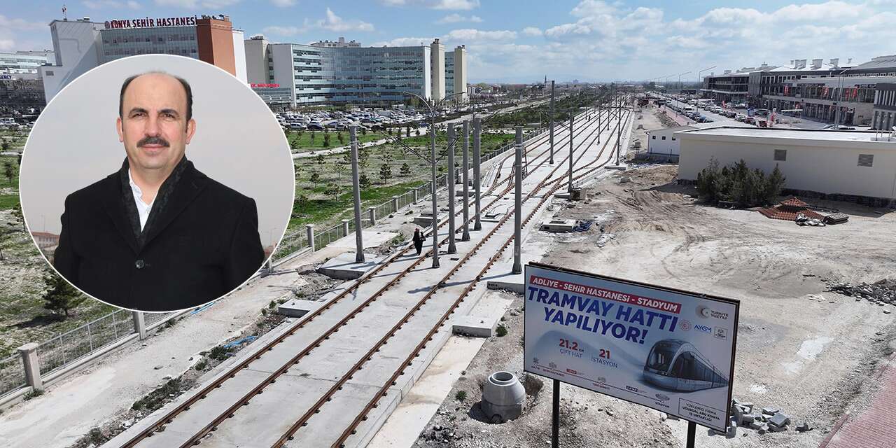 Konya’da toplu ulaşımı hızlandıracak dev yatırım hızla ilerliyor