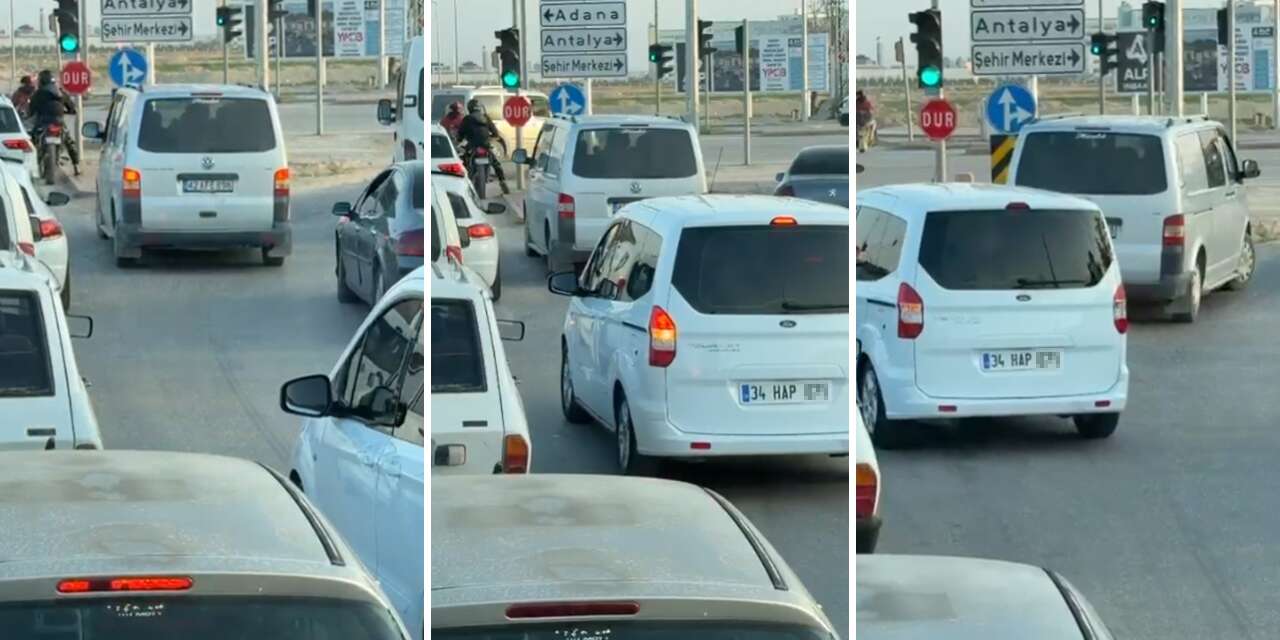 Konya trafiğinde “kaynakçı” çilesi bitmiyor! Sürücü isyan etti