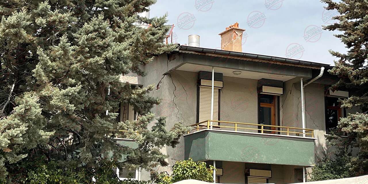 Konya Selçuklu’da deprem paniği! Bir binada çatlak oluştu