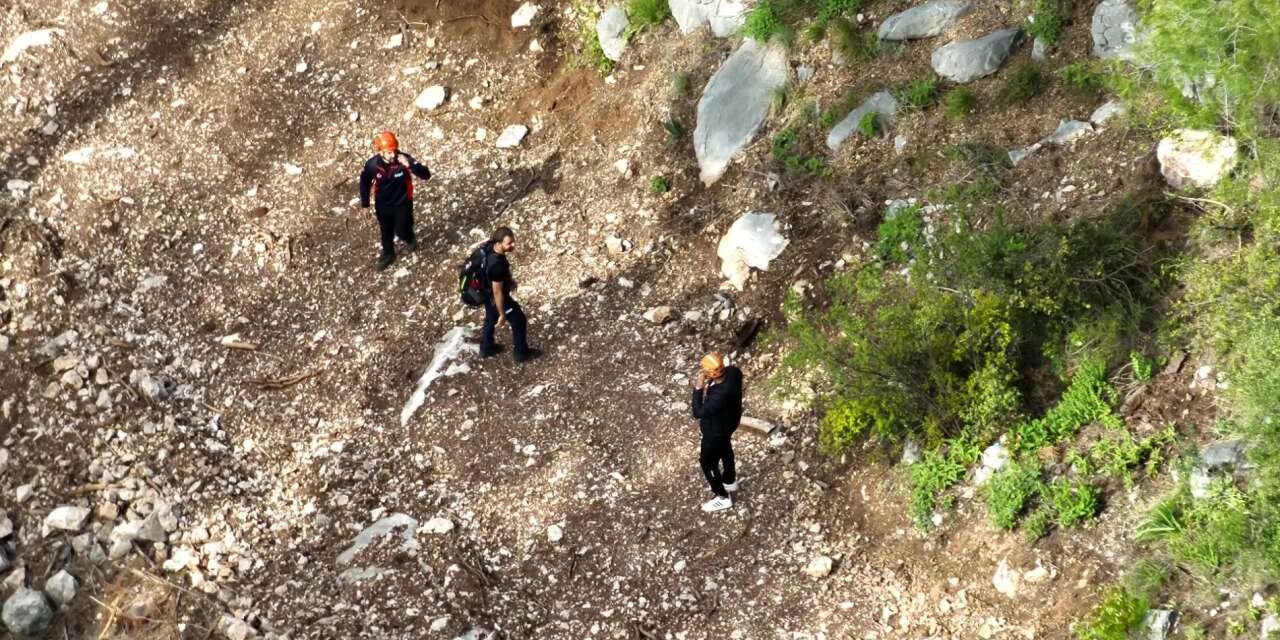 Konyaaltı’nda dron destekli kurtarma