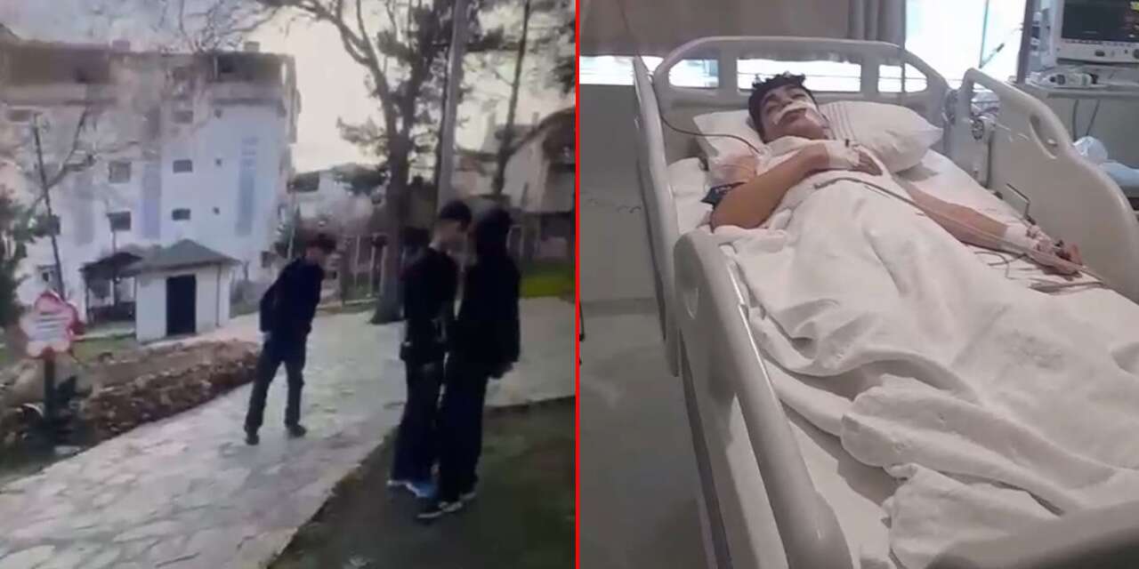 Lise öğrencilerinin kavgası kanlı bitti! 14 yaşındaki çocuk bıçaklandı, durumu ağır