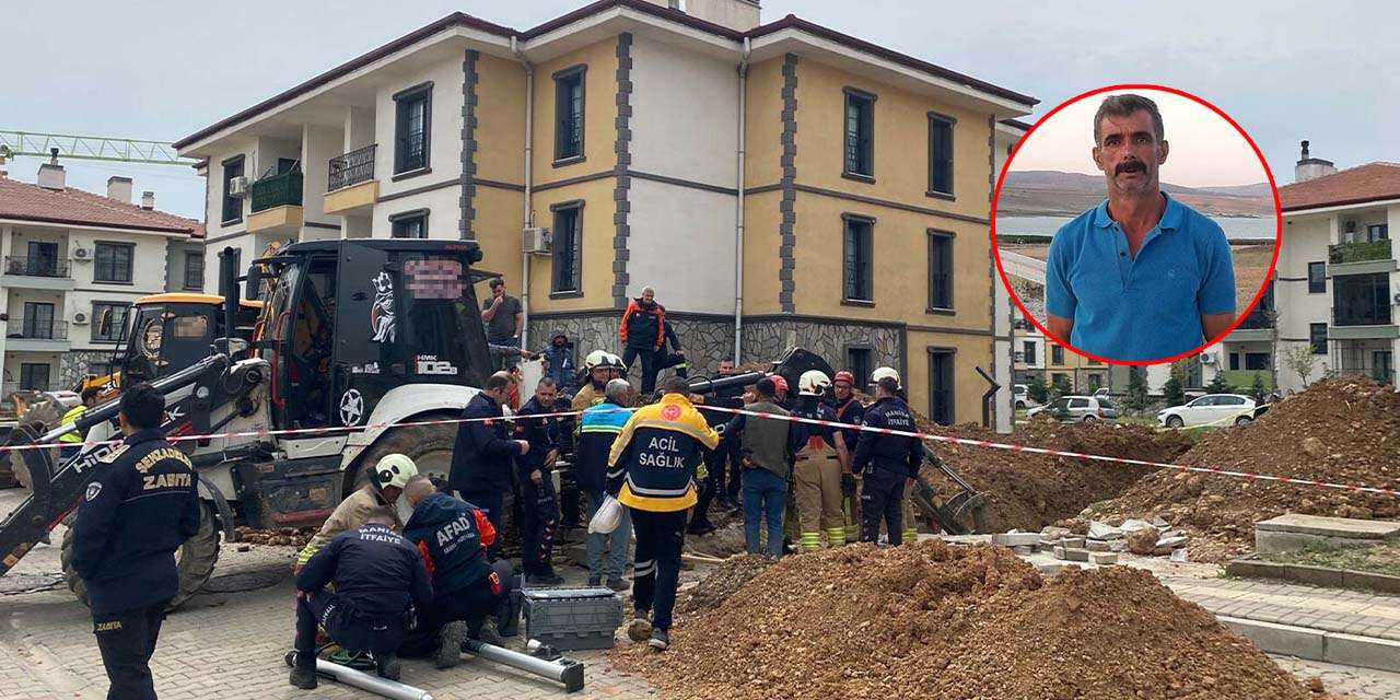 Ek gelir olsun diye çalıştığı işte, toprak altında can verdi