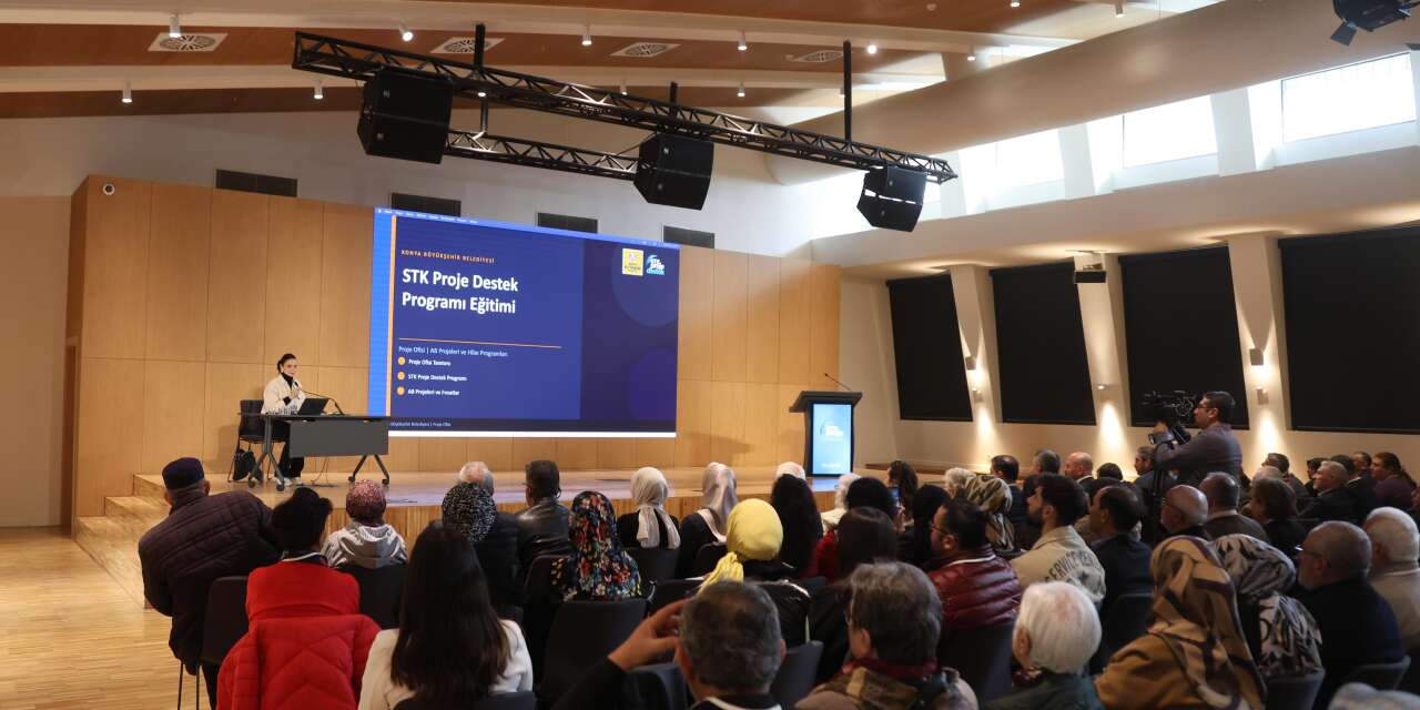 Konya Büyükşehir’den STK’lara destek! Proje ve hibe eğitimi verildi