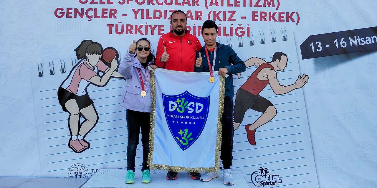 Konya’nın özel sporcuları Türkiye Şampiyonasına damga vurdu