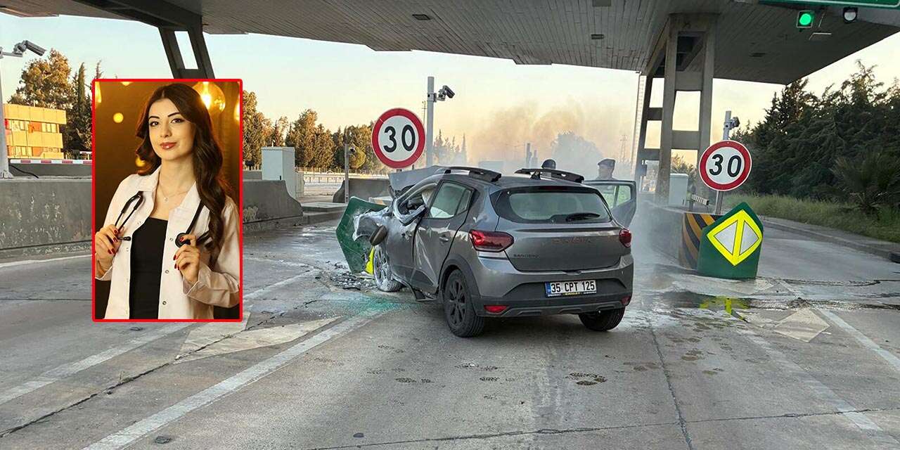 Bariyerlere çarpan otomobil alev aldı! Genç doktor feci şekilde öldü