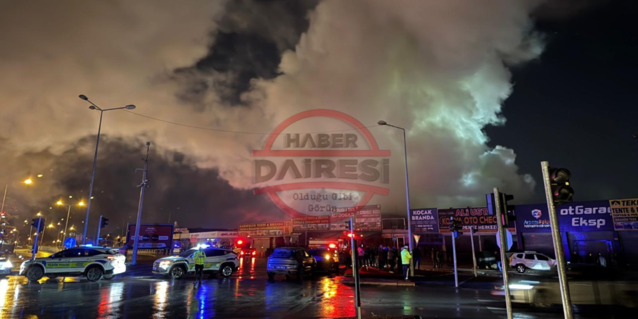 Konya'da iş yerinde yangın çıktı! Patlama da yaşandı, yaralılar var
