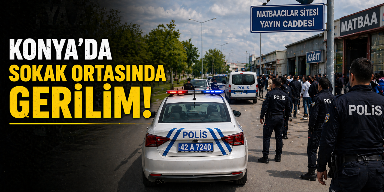 Konya’daki sanayi sitesinde kavga! İki grup birbirine girdi, yaralılar var