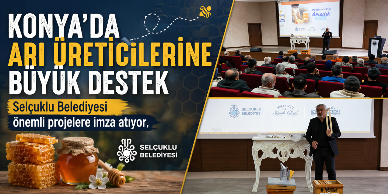 Konya’da arı üreticilerine yüzde 50 hibe desteği