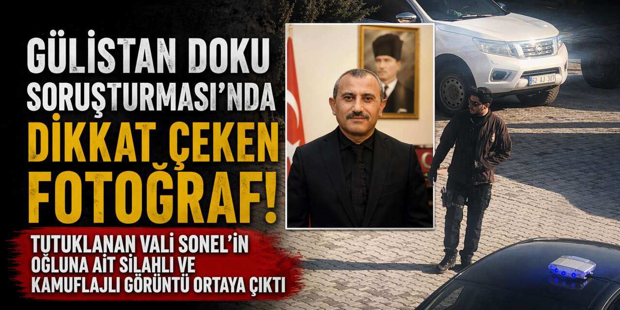 Gülistan Doku dosyasında konuşulacak gelişme! Vali oğlunun silahlı ve kamuflajlı fotoğrafı çıktı