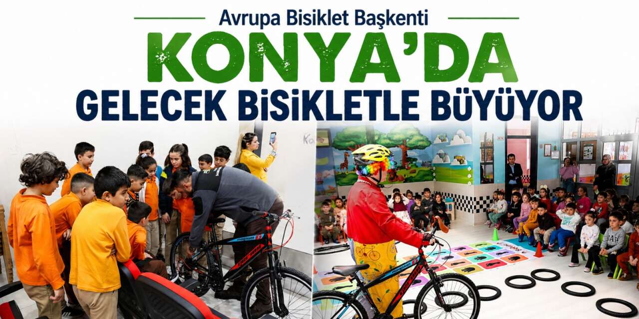 Konya’da yeni nesiller bisiklet kültürüyle yetişiyor