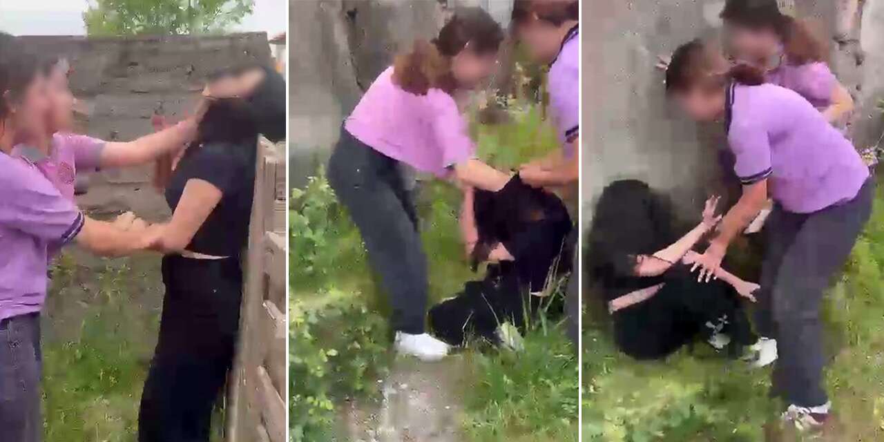 Kan donduran akran şiddeti! Küçük kızı dakikalarca dövdüler