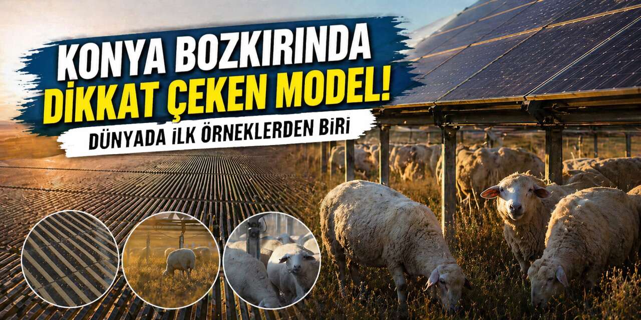 Konya’da enerji ve hayvancılık aynı toprakta buluştu