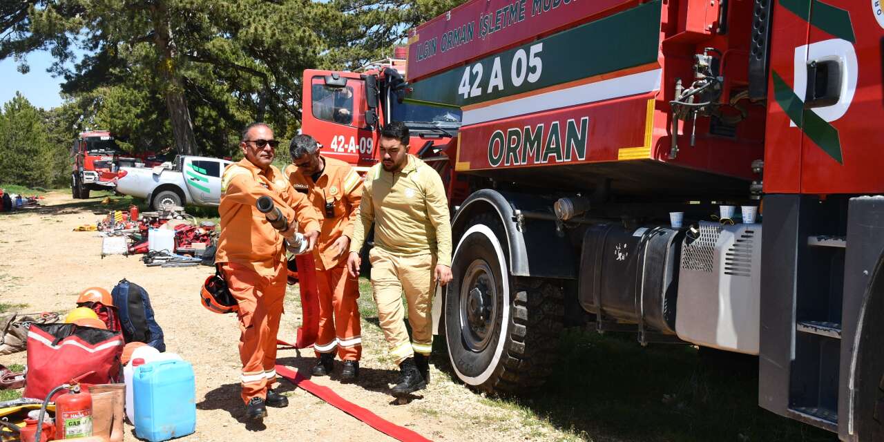 Konya’da orman yangınlarına müdahale gücü arttı