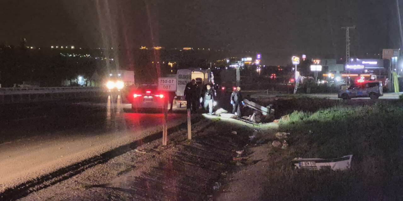 Kontrolden çıkan otomobil takla attı! 1 ölü, 2 yaralı