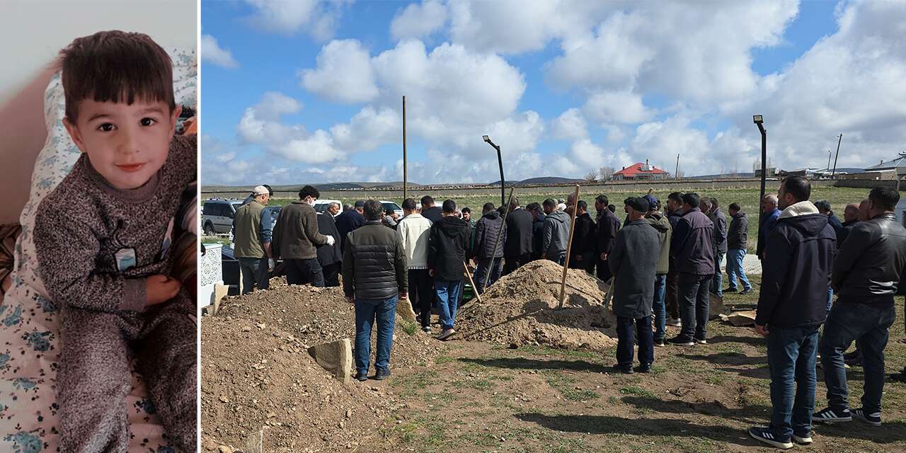 Sahipsiz köpek saldırısında ölen 5 yaşındaki Hamza toprağa verildi
