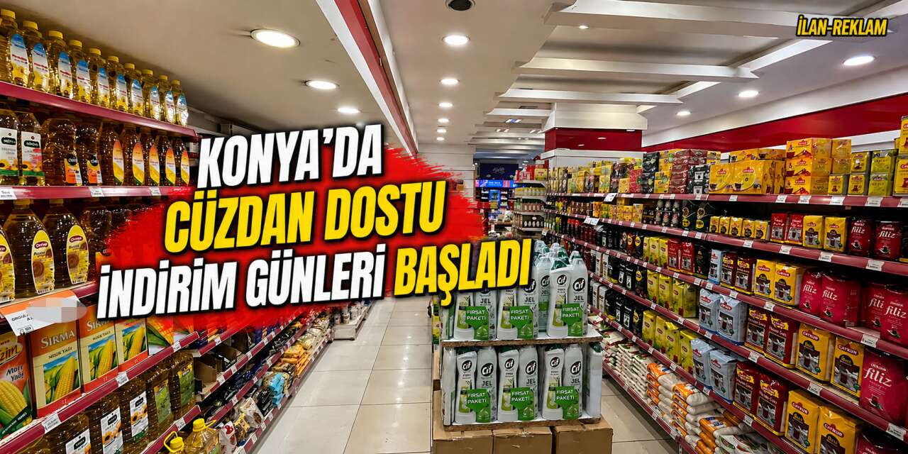 Konya’da indirim rüzgarı yeniden esmeye başladı