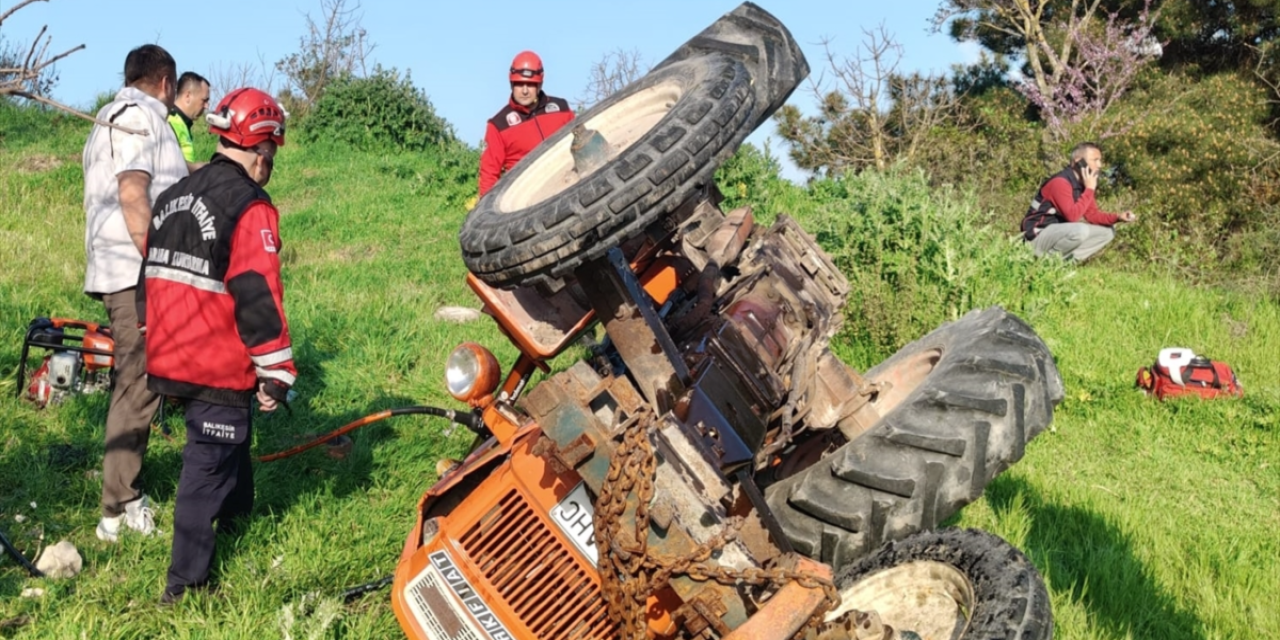 Traktör devrildi, çiftçi Mustafa Göbek yaşamını yitirdi