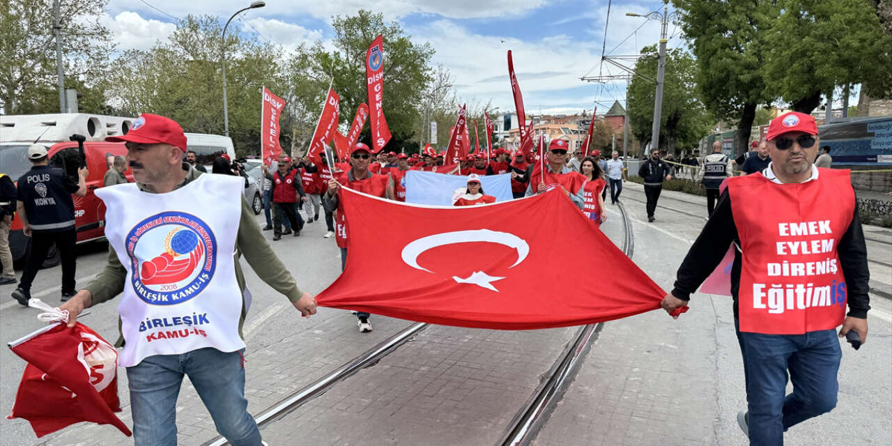 Konya’da 1 Mayıs coşkusu