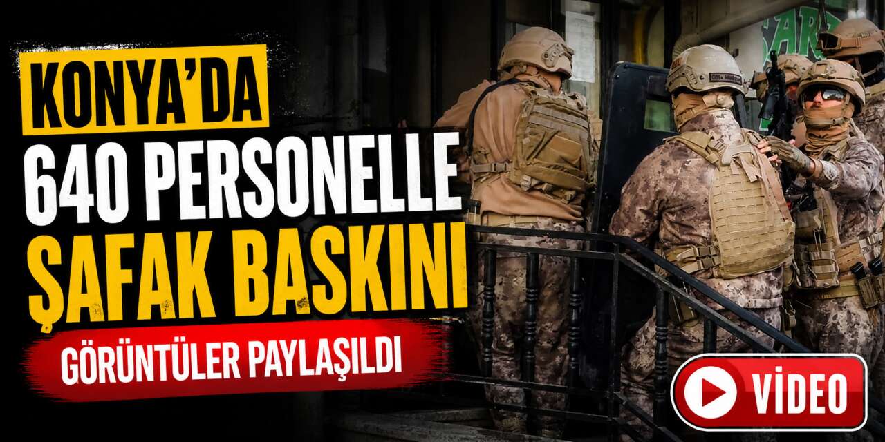 Konya’daki büyük zehir operasyonu sonuçlandı, görüntüler paylaşıldı