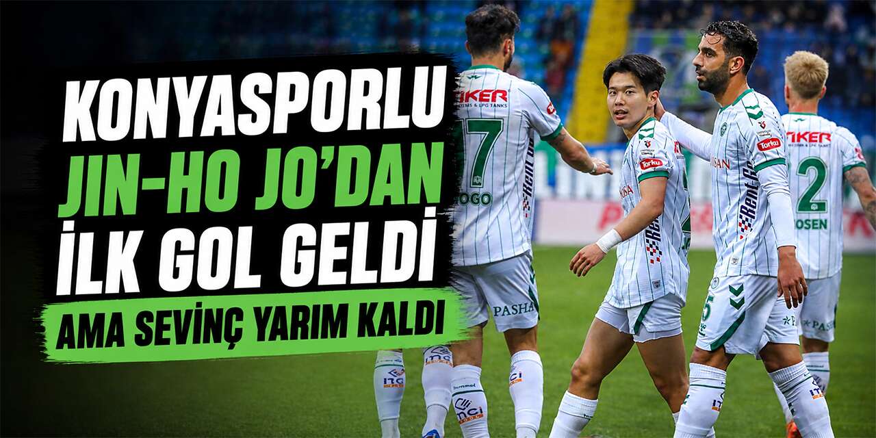 Konyaspor formasıyla ilk golünü atan Jin-ho Jo üzgün