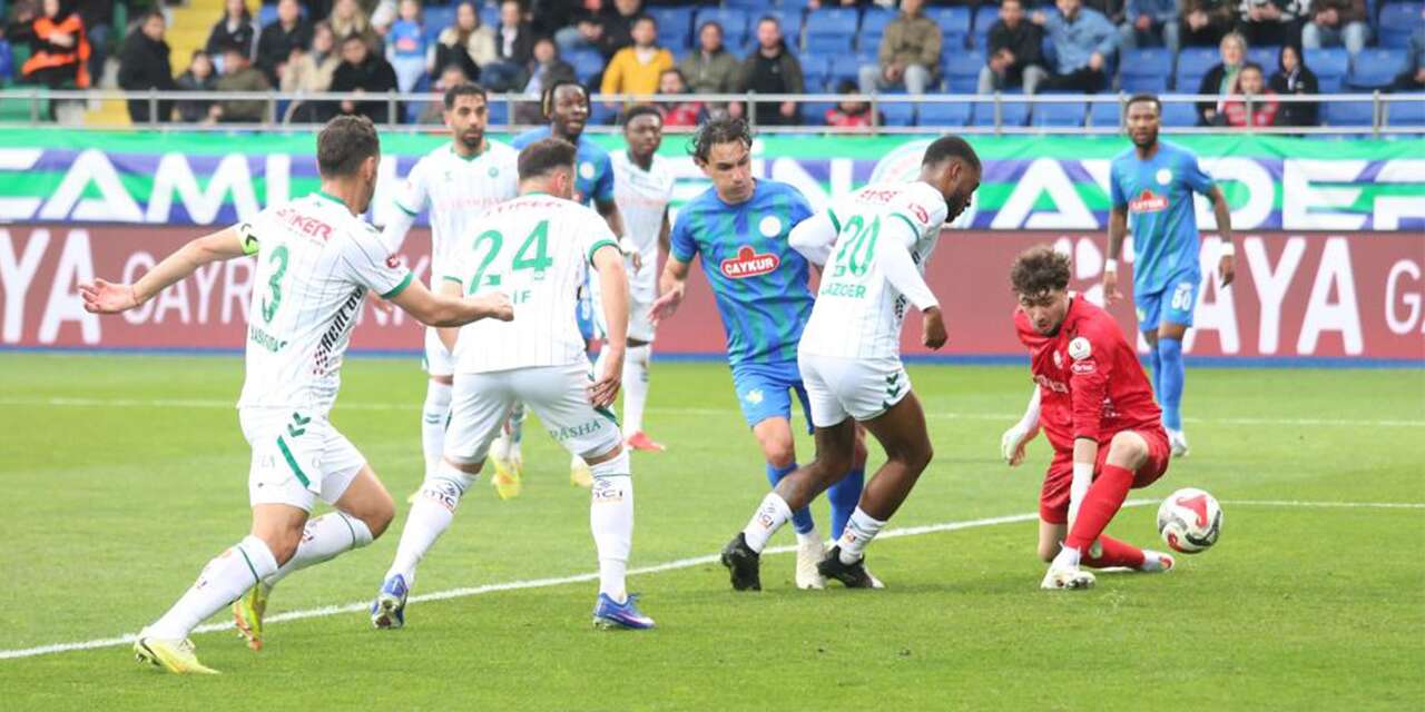 Konyaspor’un 7 maçlık serisi Rize deplasmanında sona erdi
