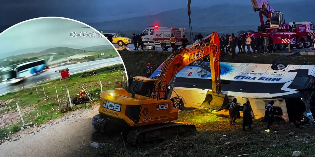 4 ölü, 40 yaralı var! Yolcu otobüsü kazasının görüntüleri ortaya çıktı