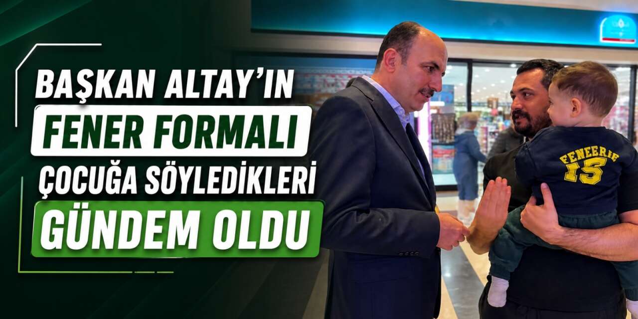 Başkan Altay’dan AVM’de çocuklara sürpriz