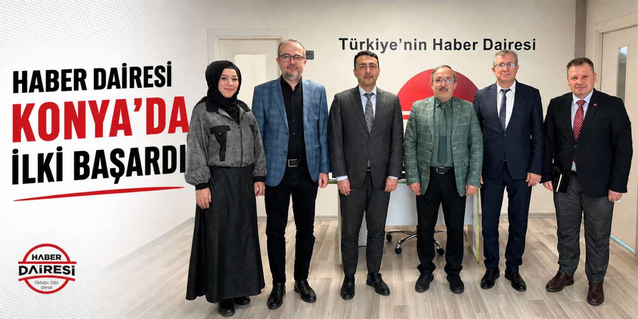 CİB ve BİK’ten Konya’da ilki başaran Haber Dairesi’ne kutlama ziyareti