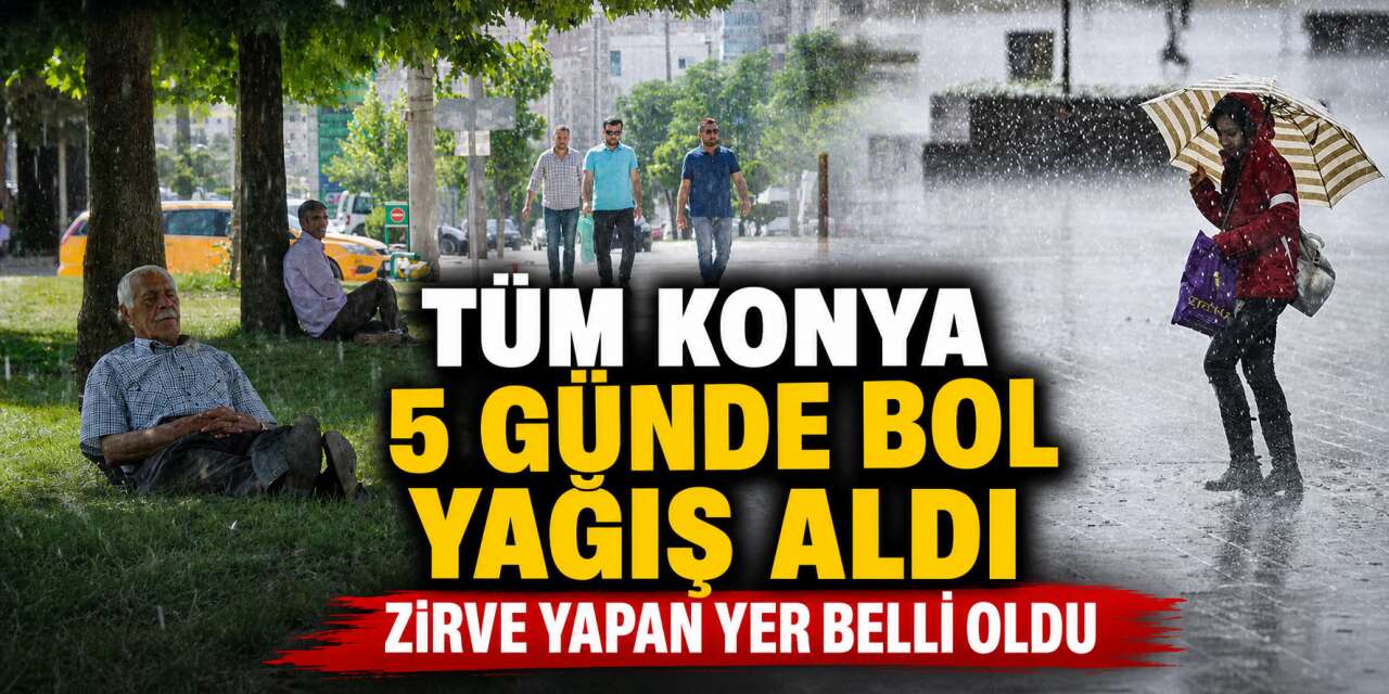 Konya’da yağışlı günler şimdilik bitti! Bahar havası geliyor