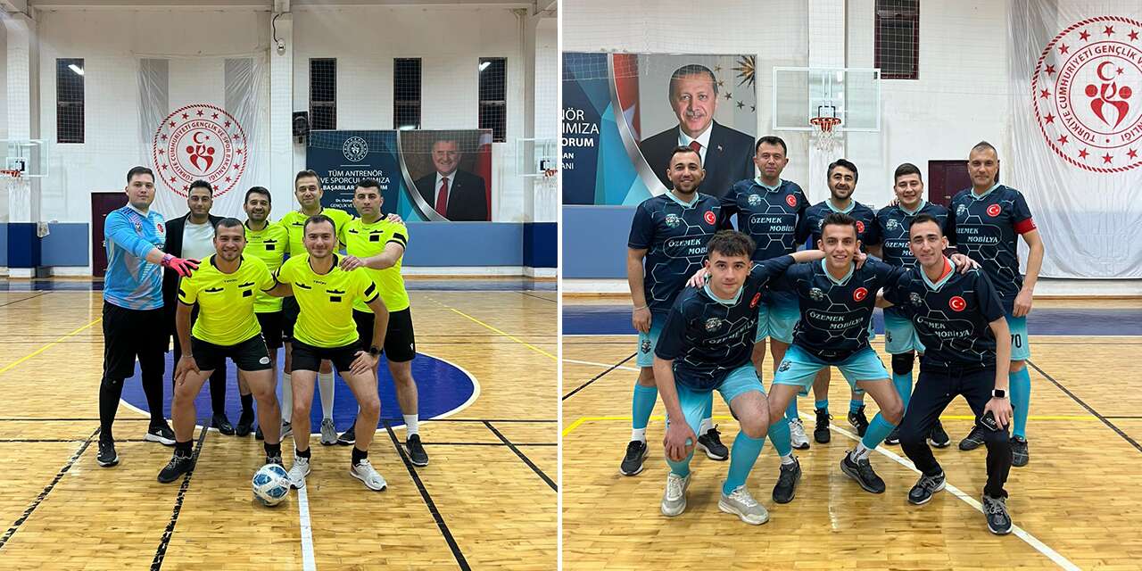 Konya’da hakemler bu kez düdük değil, gol için sahada
