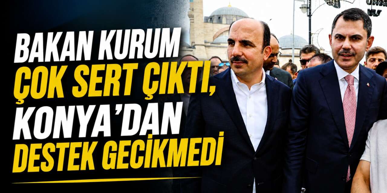 Bakan Kurum’dan iftiralara sert tepki! Başkan Altay da destek verdi