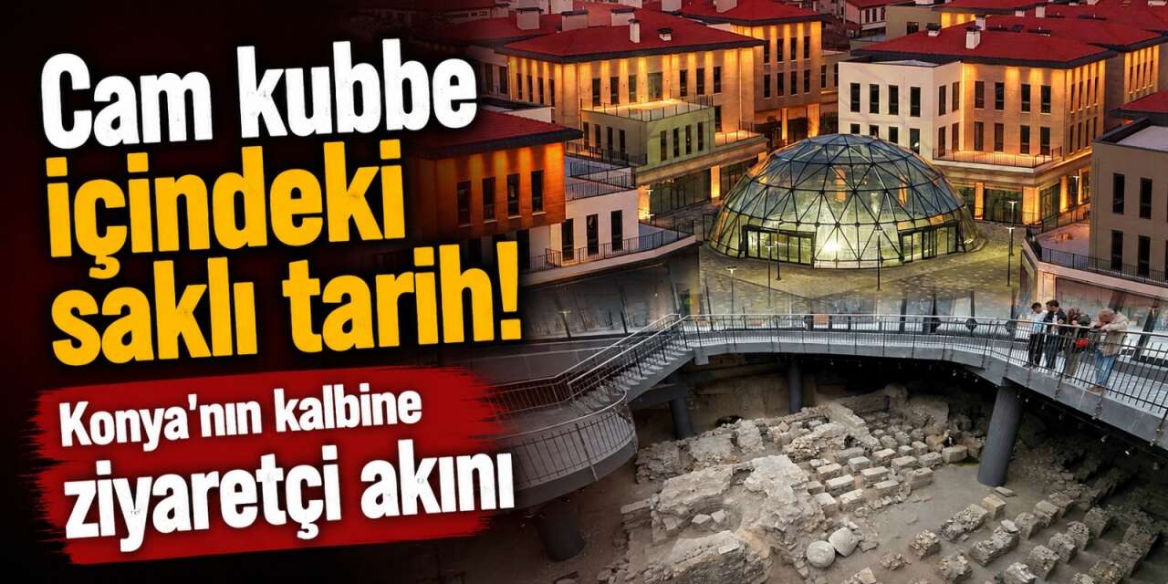 Konya’daki Selçuklu hamamı turistlerin ilgi odağı oldu