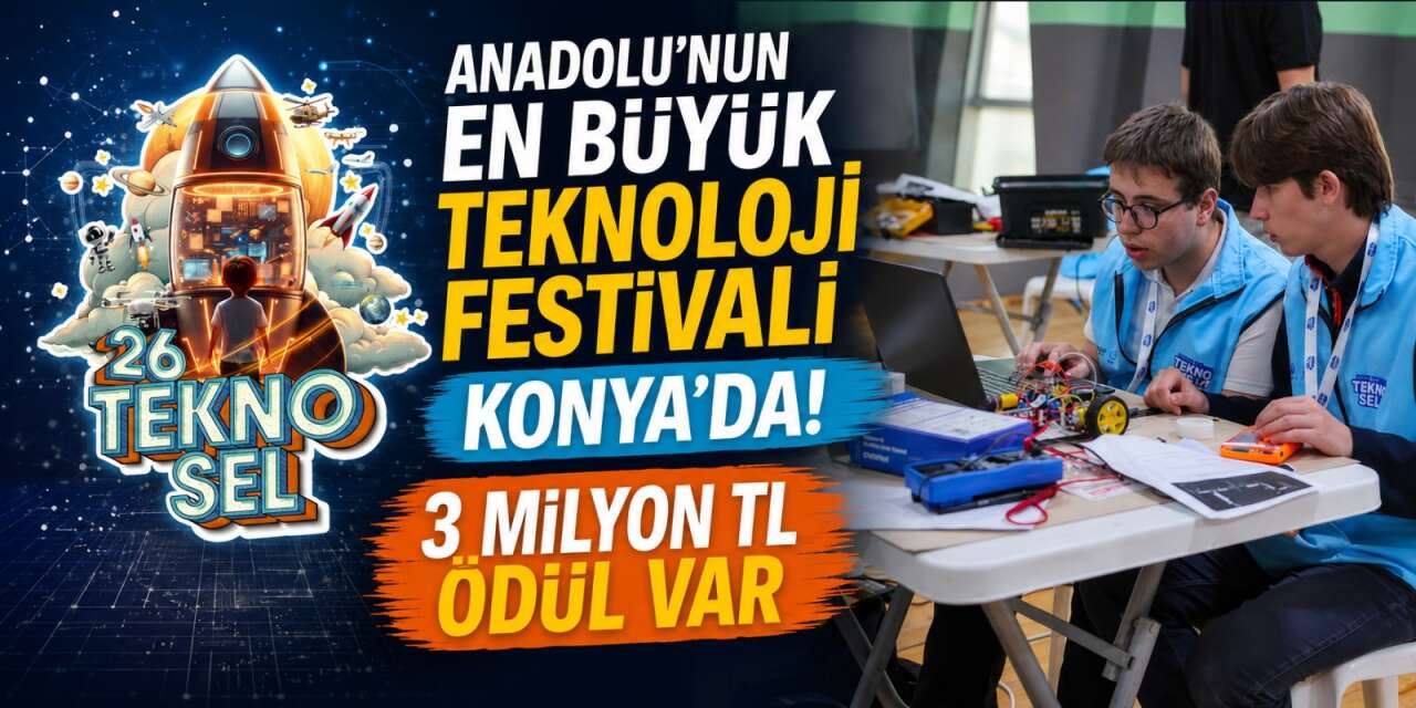 Anadolu’nun en büyük teknoloji festivali Konya’da! 3 milyon TL ödül var
