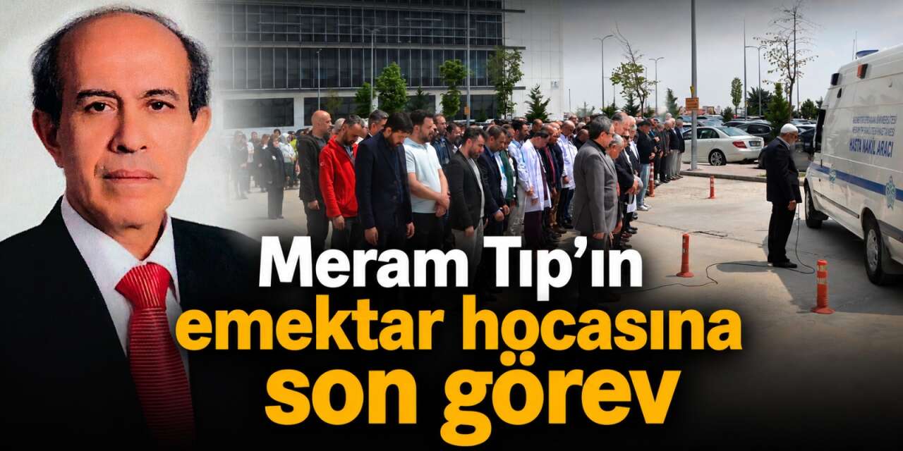 Konya’nın ünlü Üroloji Uzmanı Mehmet Kılınç son yolculuğa uğurlandı
