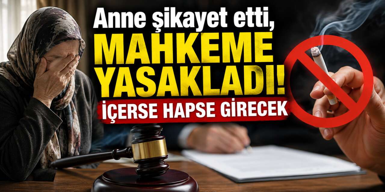 Mahkeme kararını verdi! Evde sigara içerse cezaevine girecek